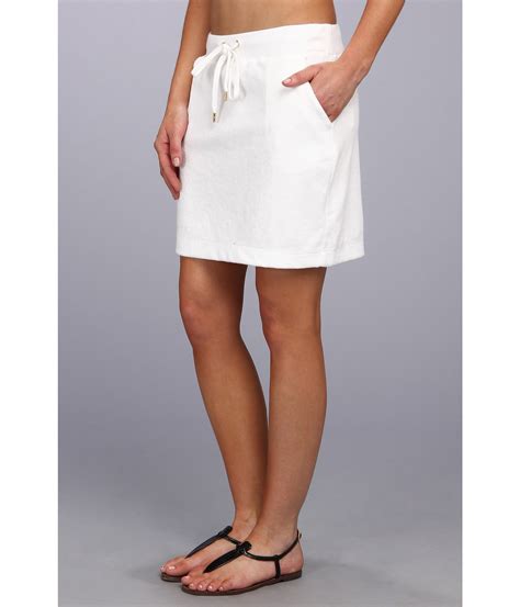 michael kors white denim skirt|Michael Kors Women's Skirts .